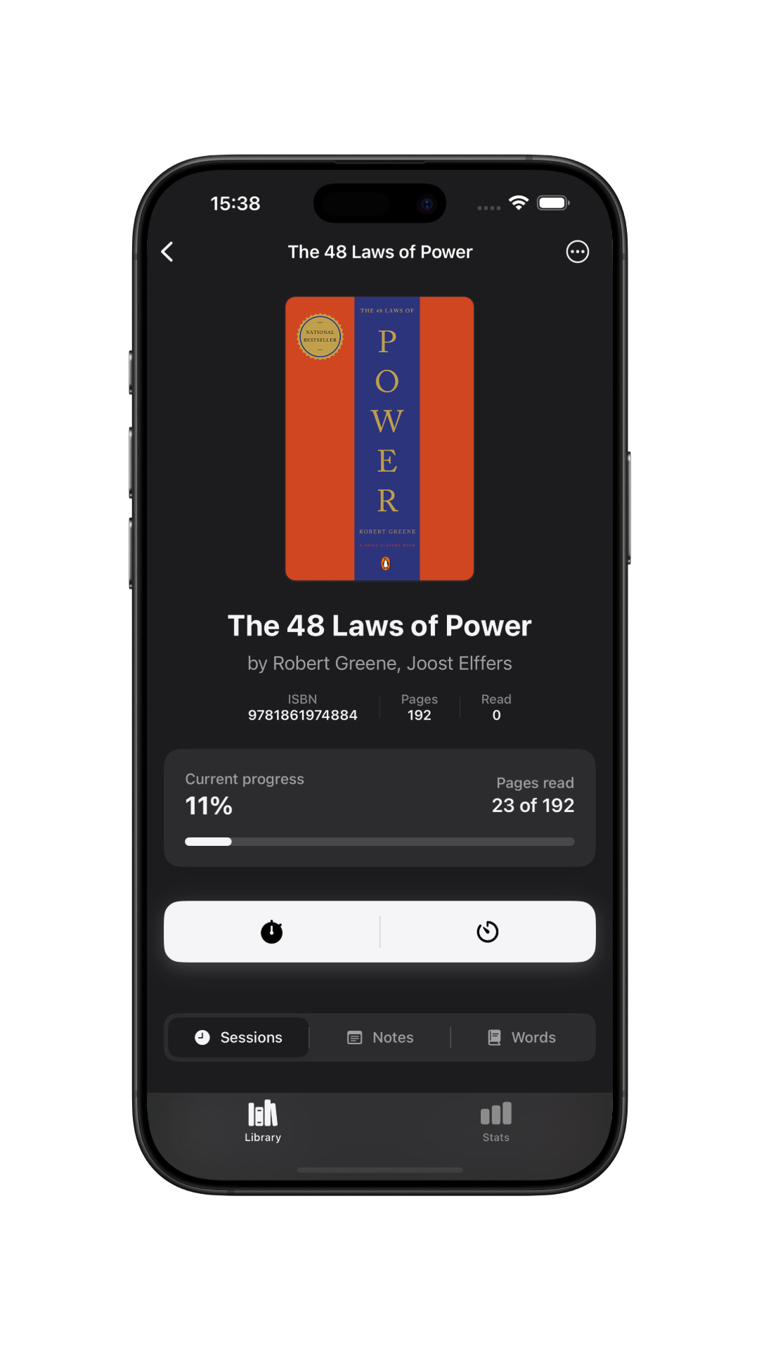 App screenshot showing effortless progress tracking